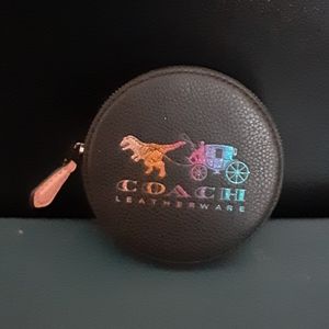 NWT Coach Leather Coin Purse